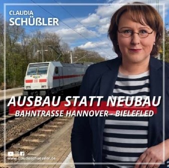 Cladia Schuessler Eisenbahntrasse