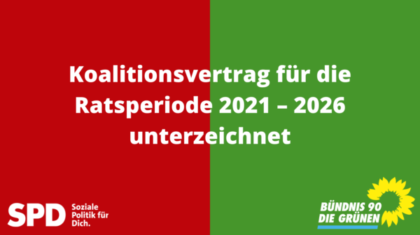 SPD Seelze und Bündnis 90/Die Grünen unterzeichnen Koalitionsvertrag